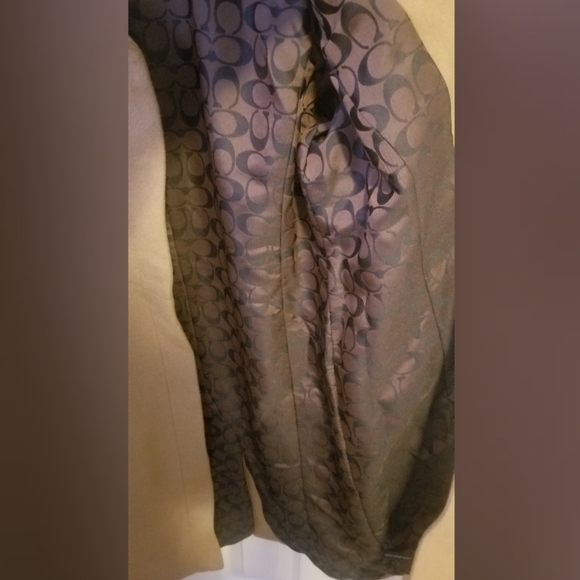 NWOT Coach Camel Coat - Picture 4 of 6